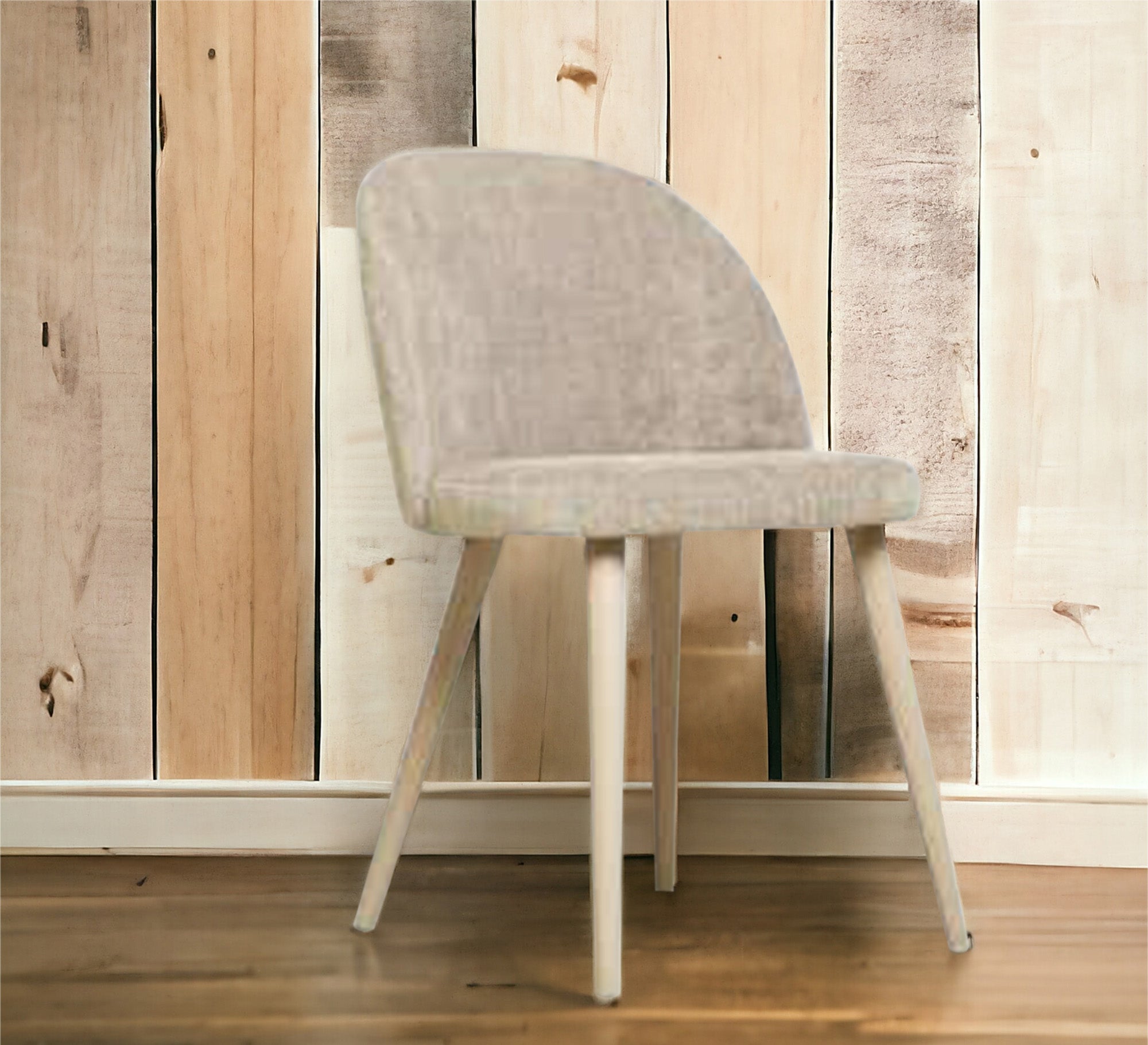 Vintage beige upholstered armchair - Vitrine Furniture - Furniture