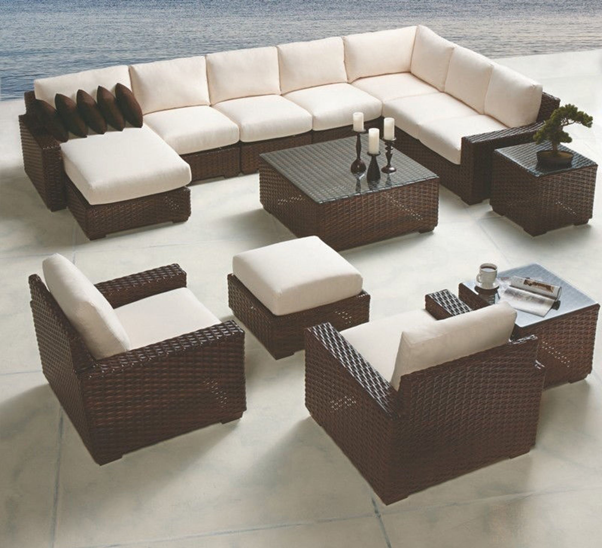 VIP brown airy seating set - Vitrine Furniture - Outdoor Products