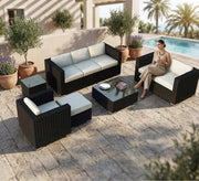 VIP lounge seating brown - Vitrine Furniture - Outdoor Lounge Sets