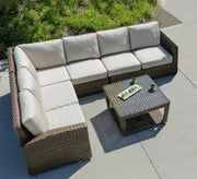 VIP outdoor corner set with two sofas and a table - Vitrine Furniture - Outdoor Products