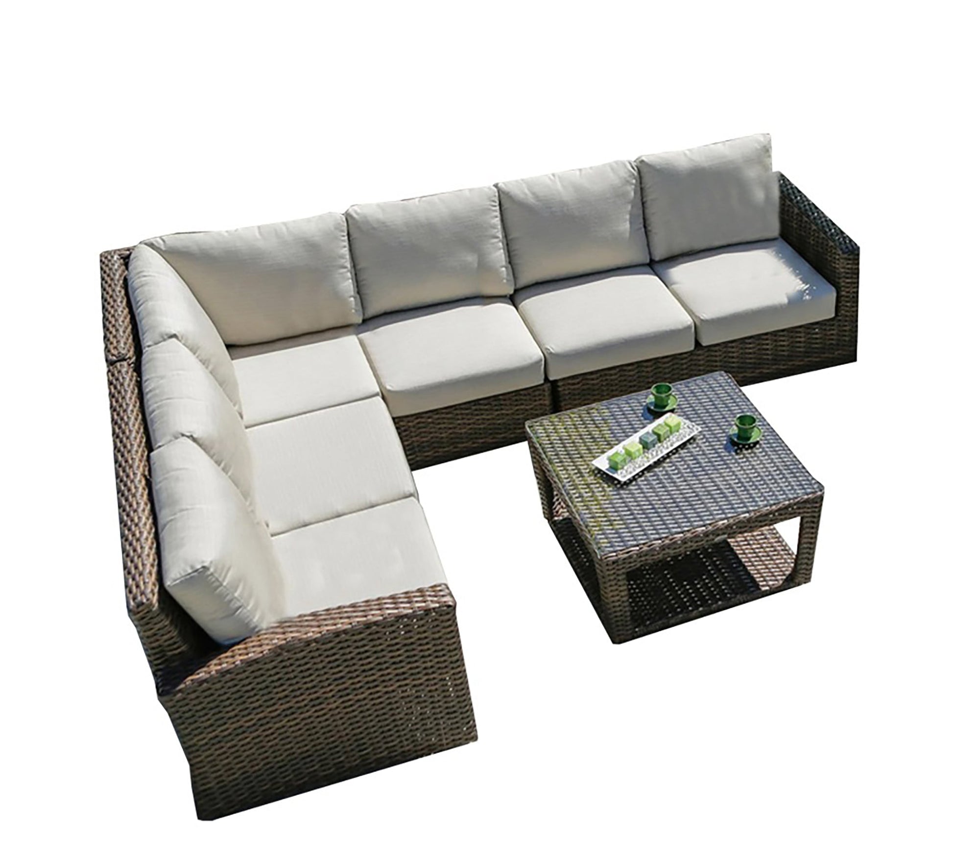 VIP outdoor corner set with two sofas and a table - Vitrine Furniture - Outdoor Products