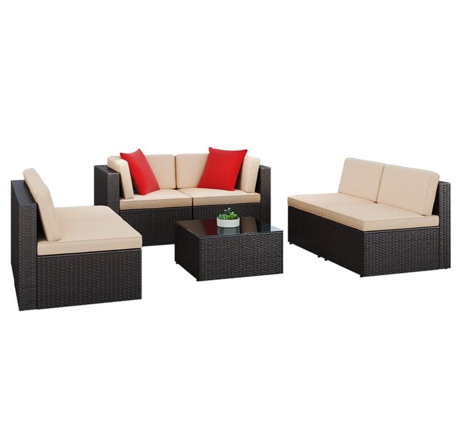 VIP outdoor seating set with a rectangular table - Vitrine Furniture - Outdoor Products