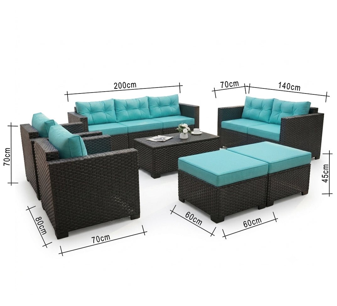 VIP Seating Set - Luxurious Comfort Redefined - Vitrine Furniture - Outdoor Lounge Sets