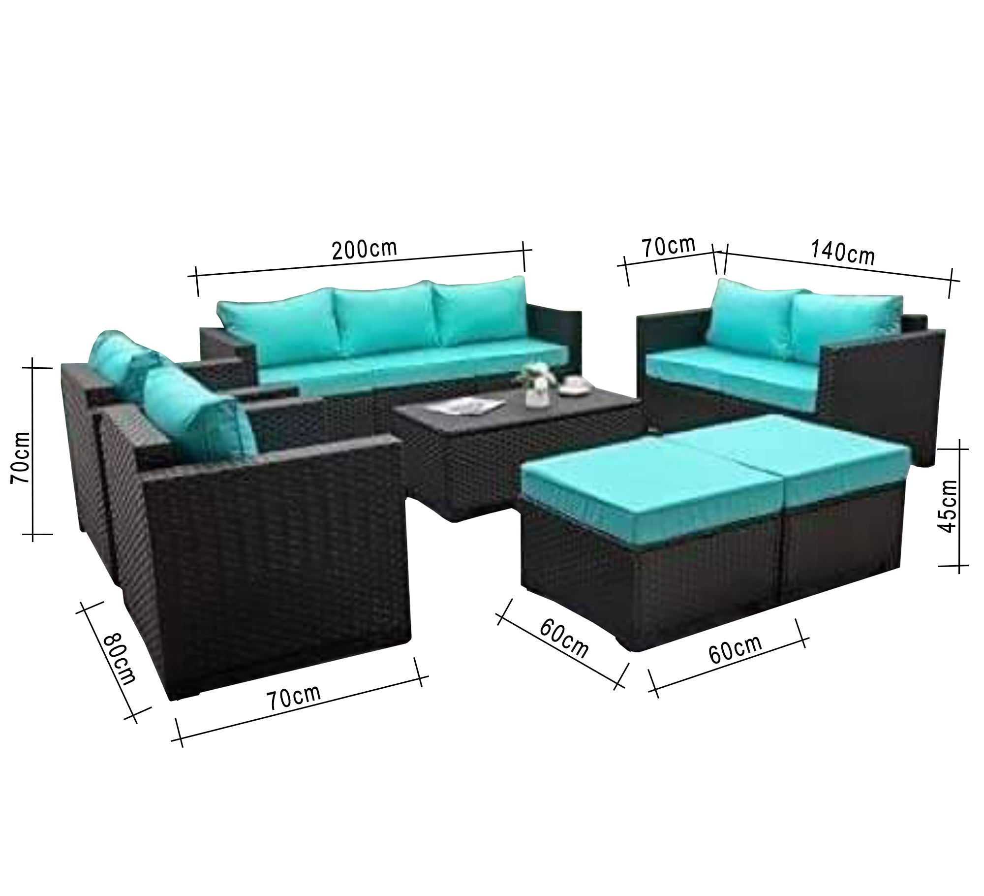 VIP Seating Set - Luxurious Comfort Redefined - Vitrine Furniture - Outdoor Products
