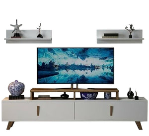 Vision Tech Screen Master: Sleek, Modern Entertainment Hub - Vitrine Furniture - TV Table & Cabinet