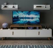 Vision Tech Screen Master: Sleek, Modern Entertainment Hub - Vitrine Furniture - TV Table & Cabinet
