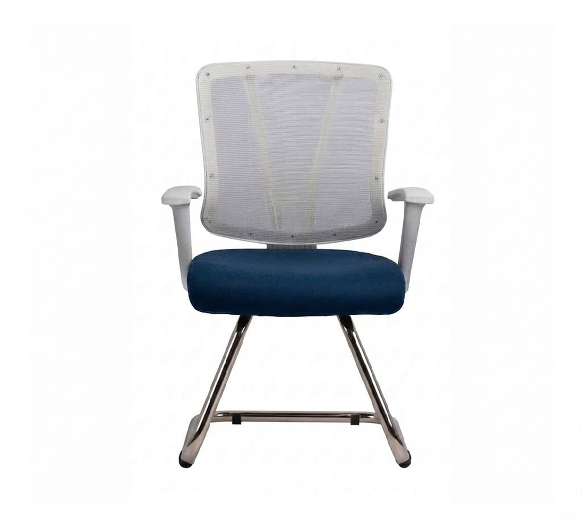 Waiting Chair with Comfortable Mesh Back and Stable Metal Base - Vitrine Furniture - Office Chairs