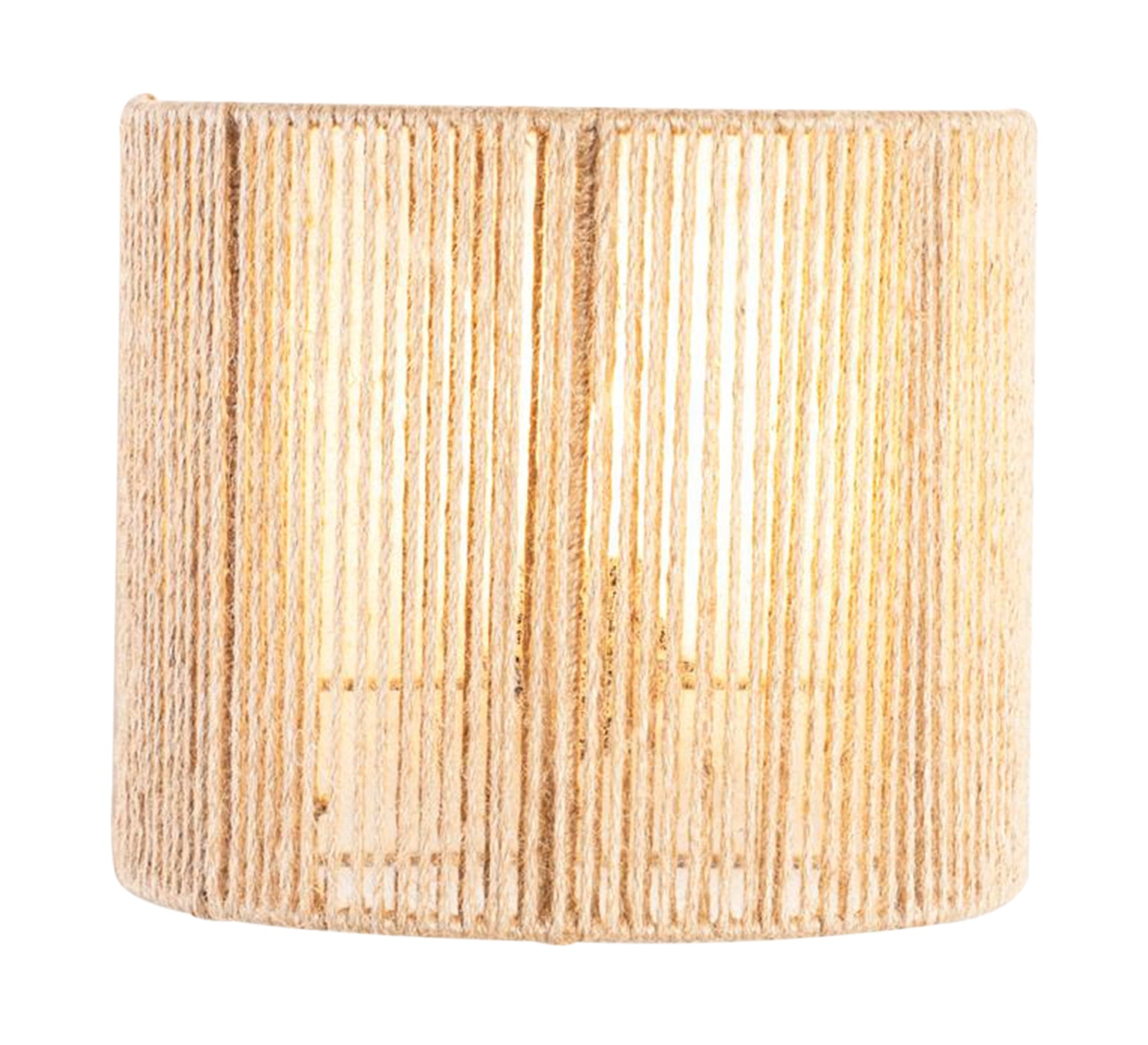 Wall lamp covered with beige threads - Vitrine Furniture - Lighting