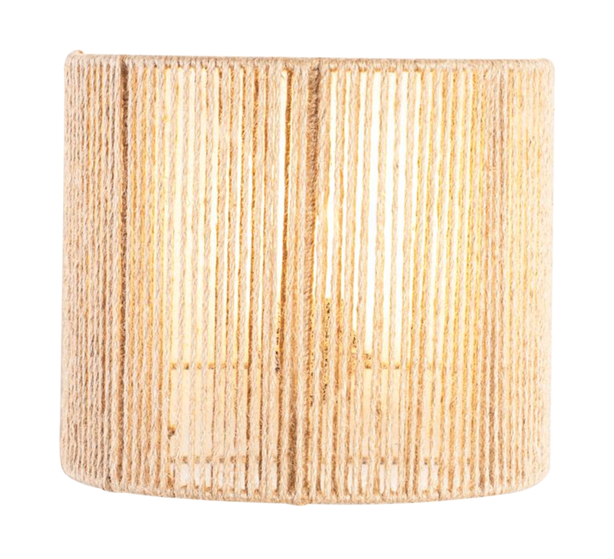 Wall lamp covered with beige threads - Vitrine Furniture - Lighting