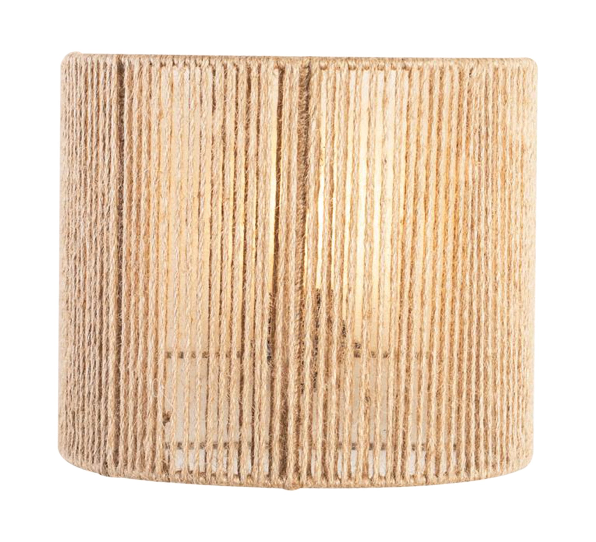 Wall lamp covered with beige threads - Vitrine Furniture - Lighting