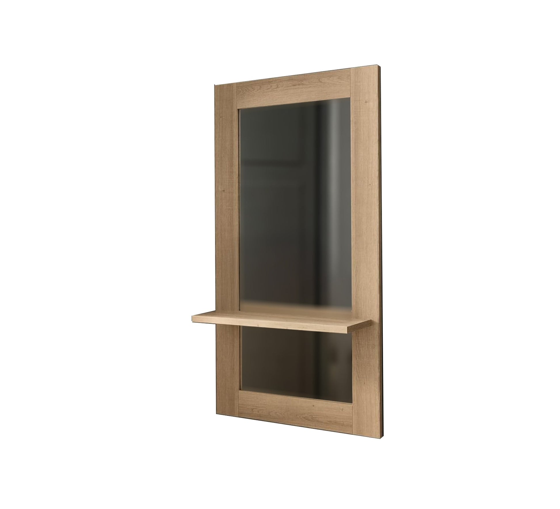 Wall Mirror with Attached Shelf - Vitrine Furniture - Décor