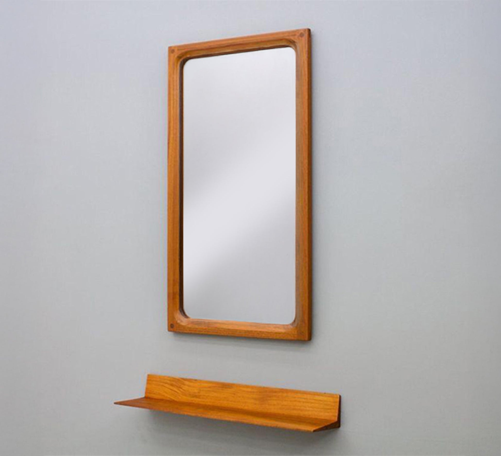 Wall mirror with shelf for the entryway - Vitrine Furniture - Décor