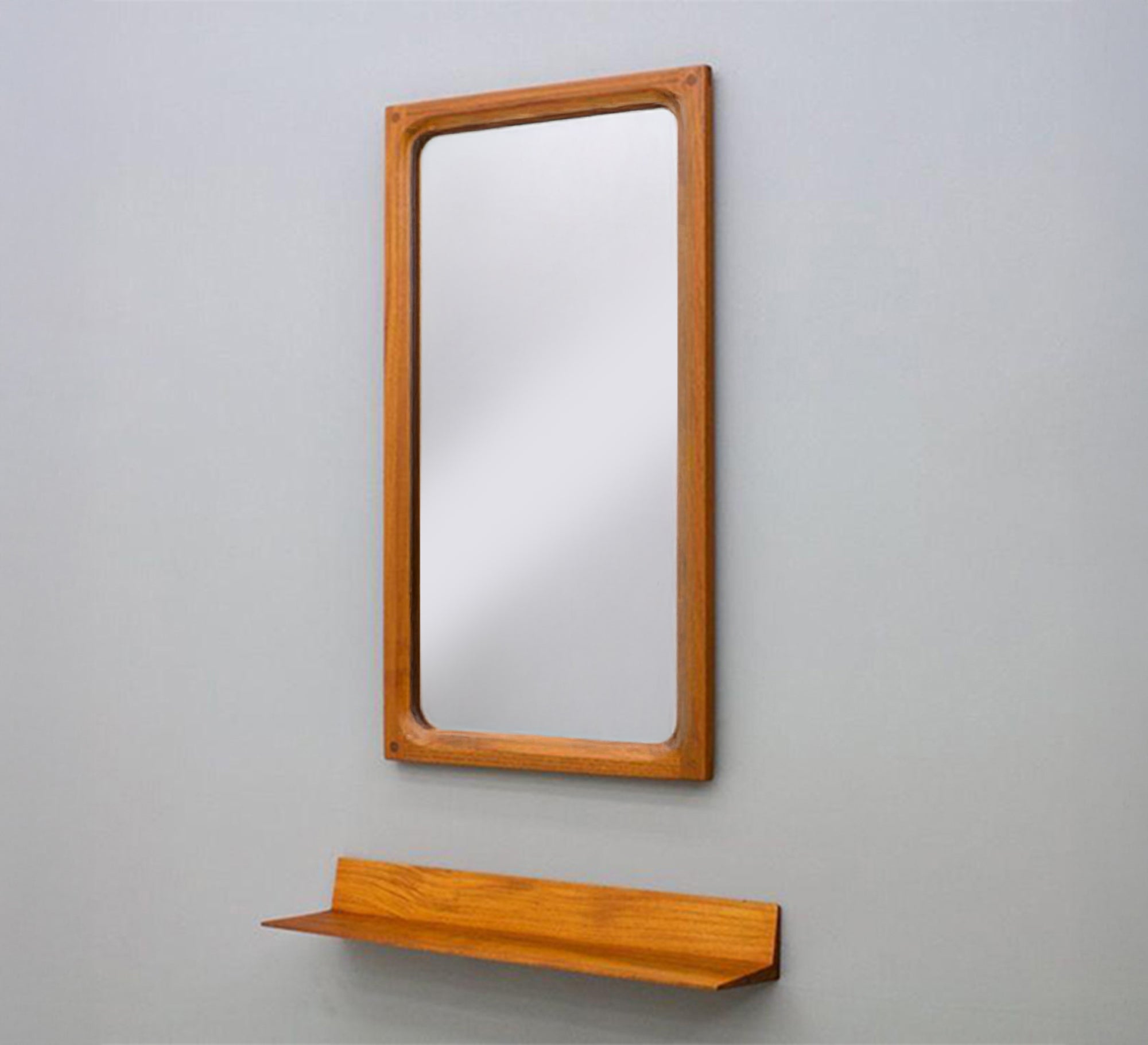 Wall mirror with shelf for the entryway - Vitrine Furniture - Décor