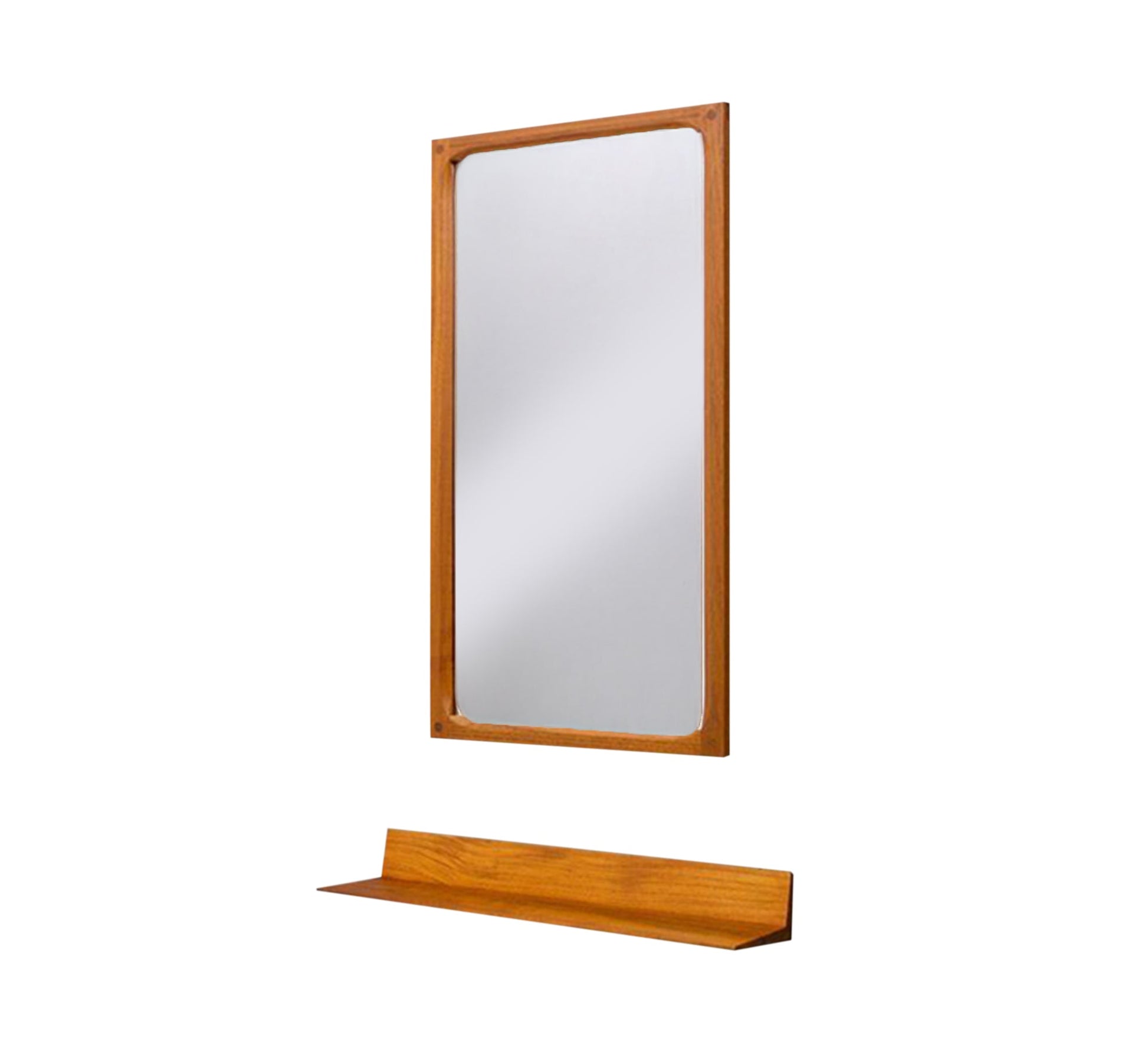 Wall mirror with shelf for the entryway - Vitrine Furniture - Décor