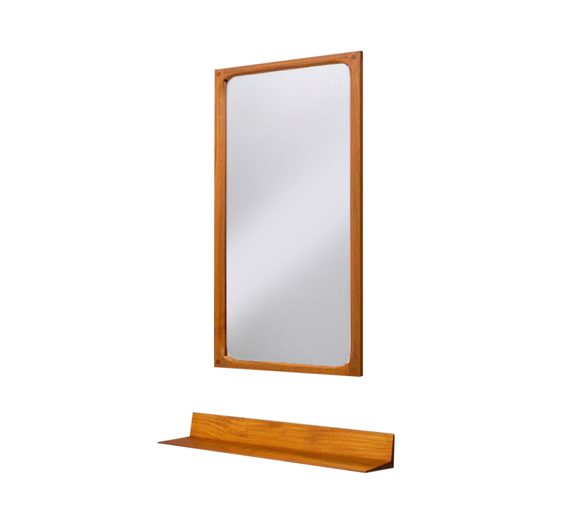 Wall mirror with shelf for the entryway - Vitrine Furniture - Décor