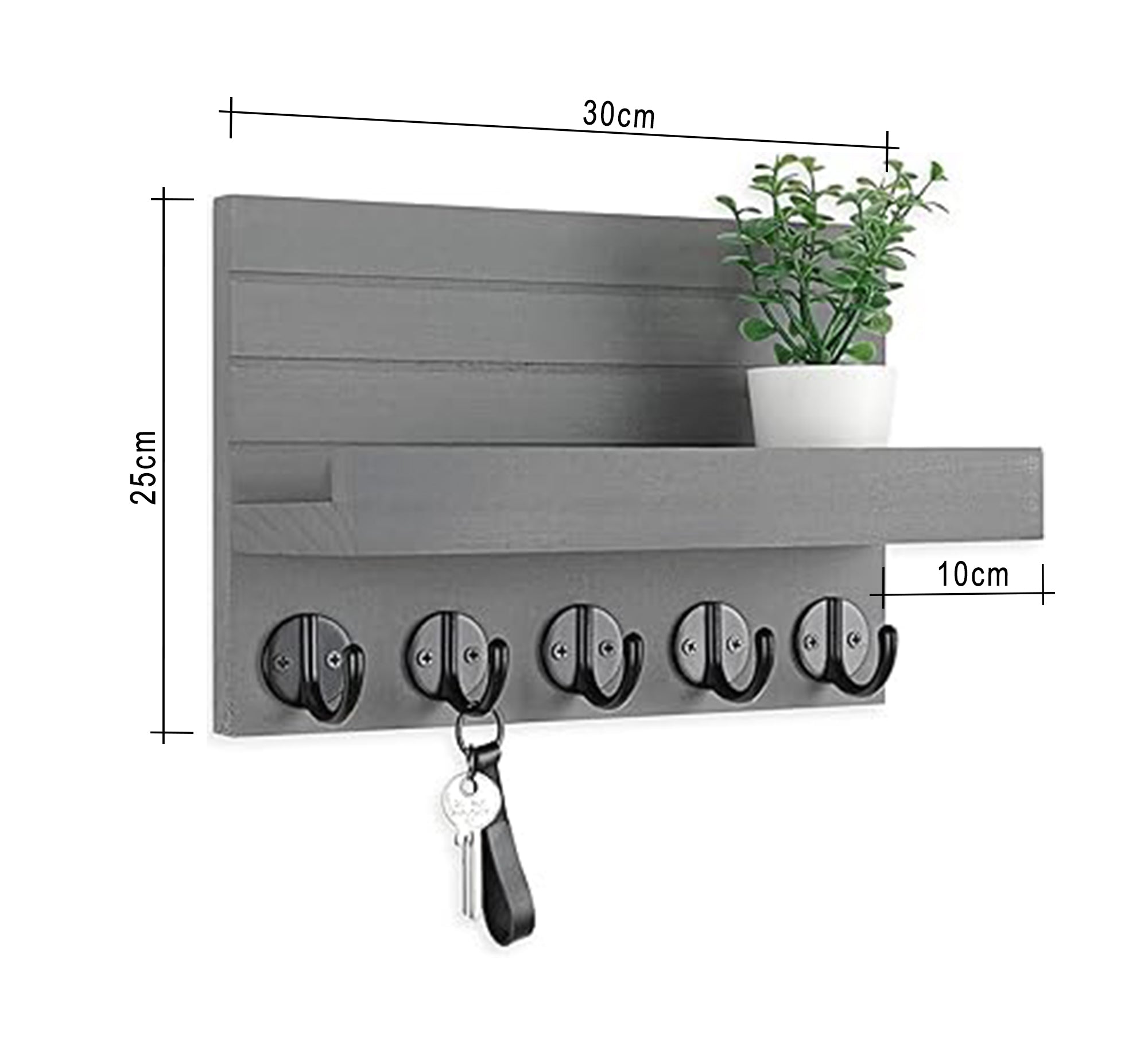 Wall - mounted Key Holder and Mail Holder - Vitrine Furniture - Décor