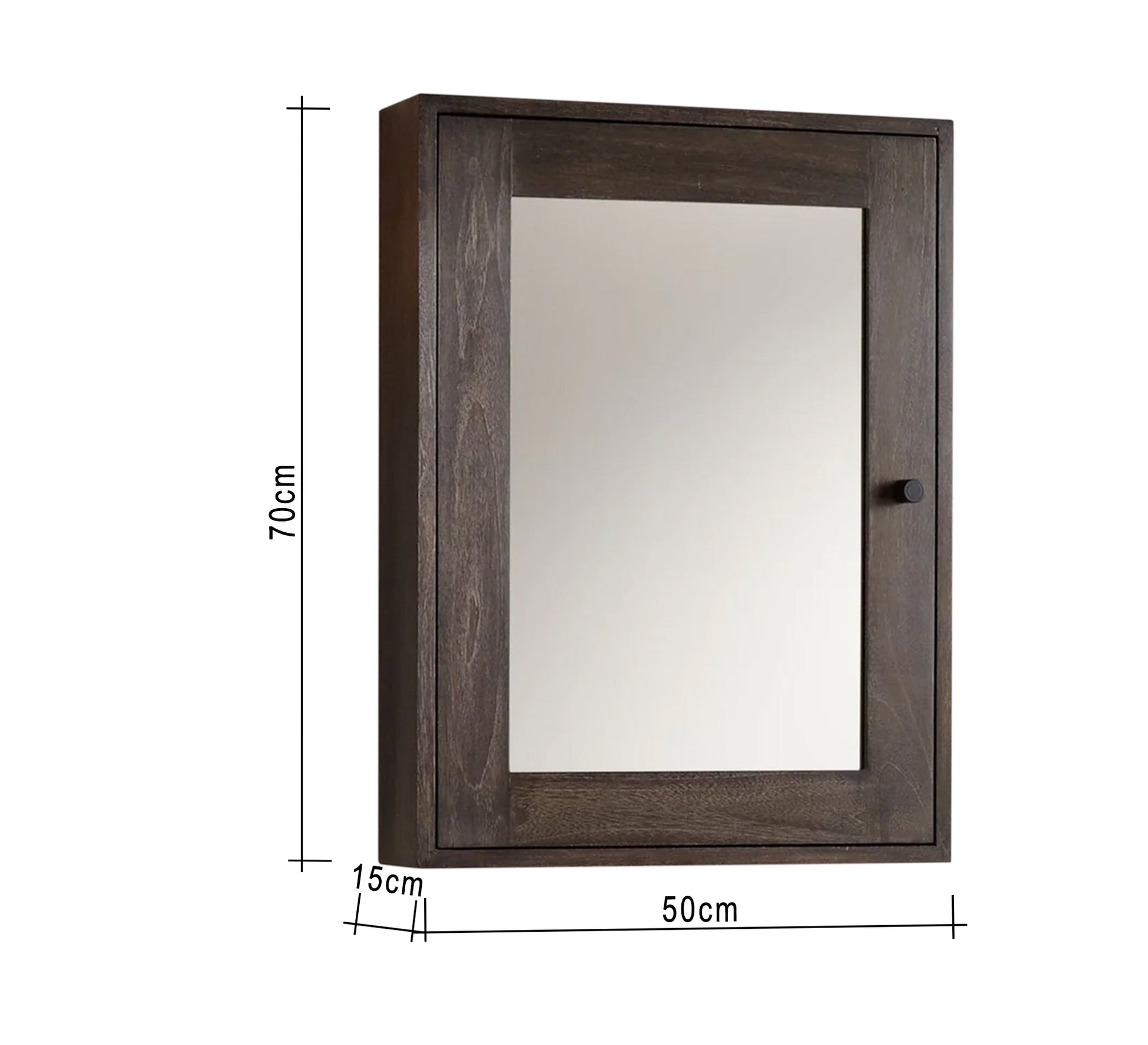 Wall - mounted storage unit with a mirror - Vitrine Furniture - Décor