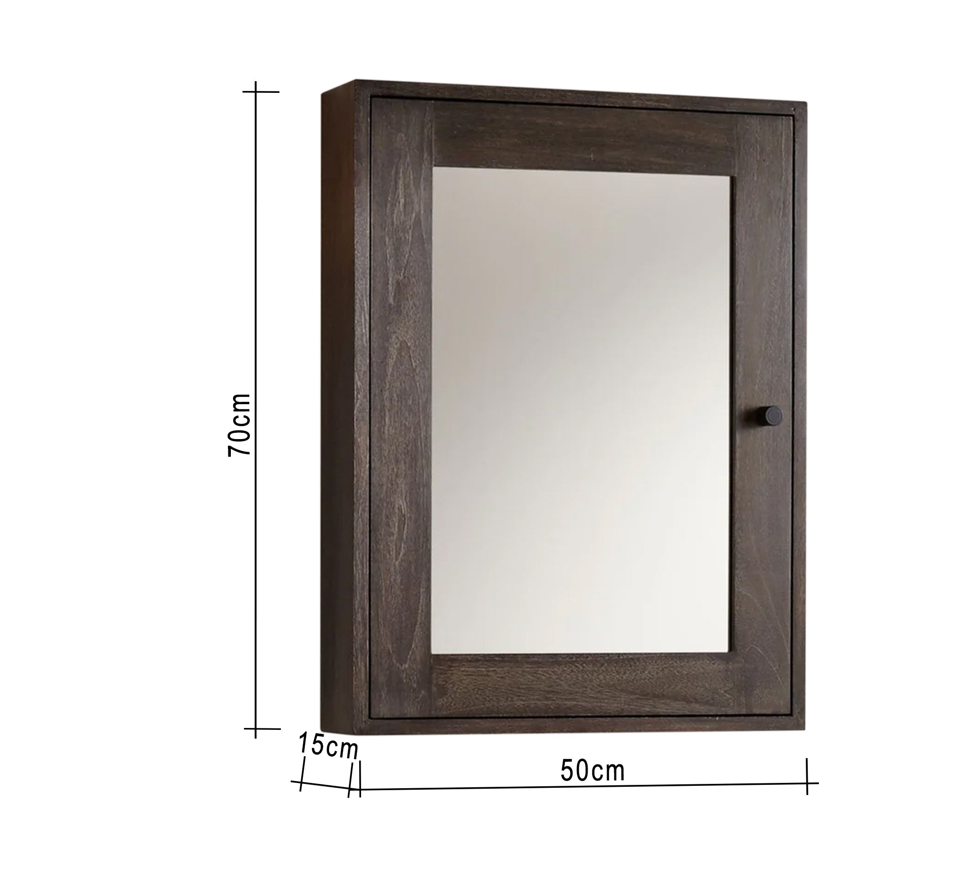 Wall - mounted storage unit with a mirror - Vitrine Furniture - Décor