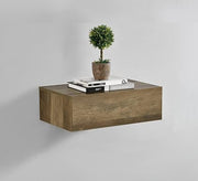 Wall Shelf with a Drawer in MDF - Vitrine Furniture - Décor