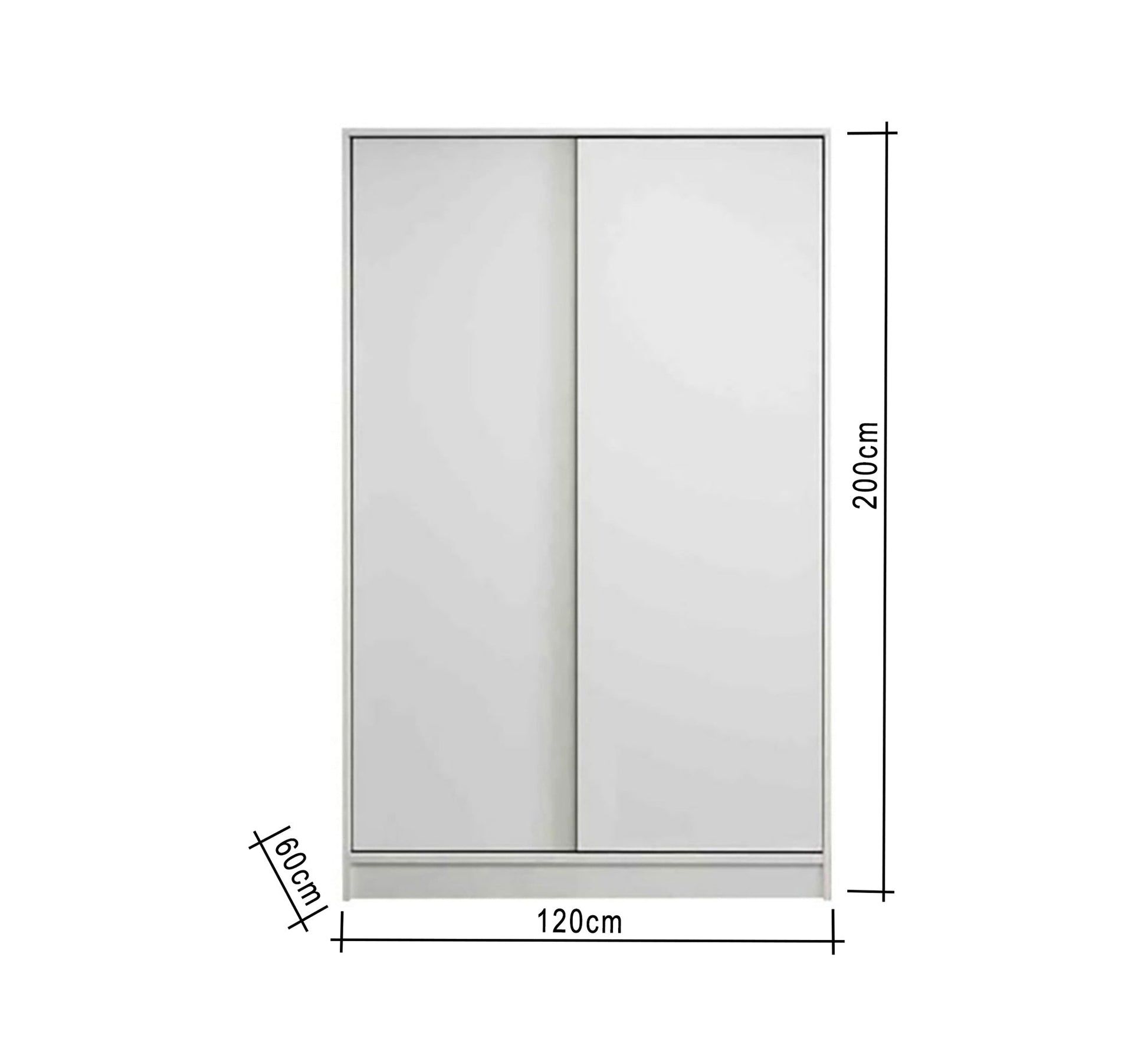 Wardrobe with 2 sliding doors - Vitrine Furniture - Furniture