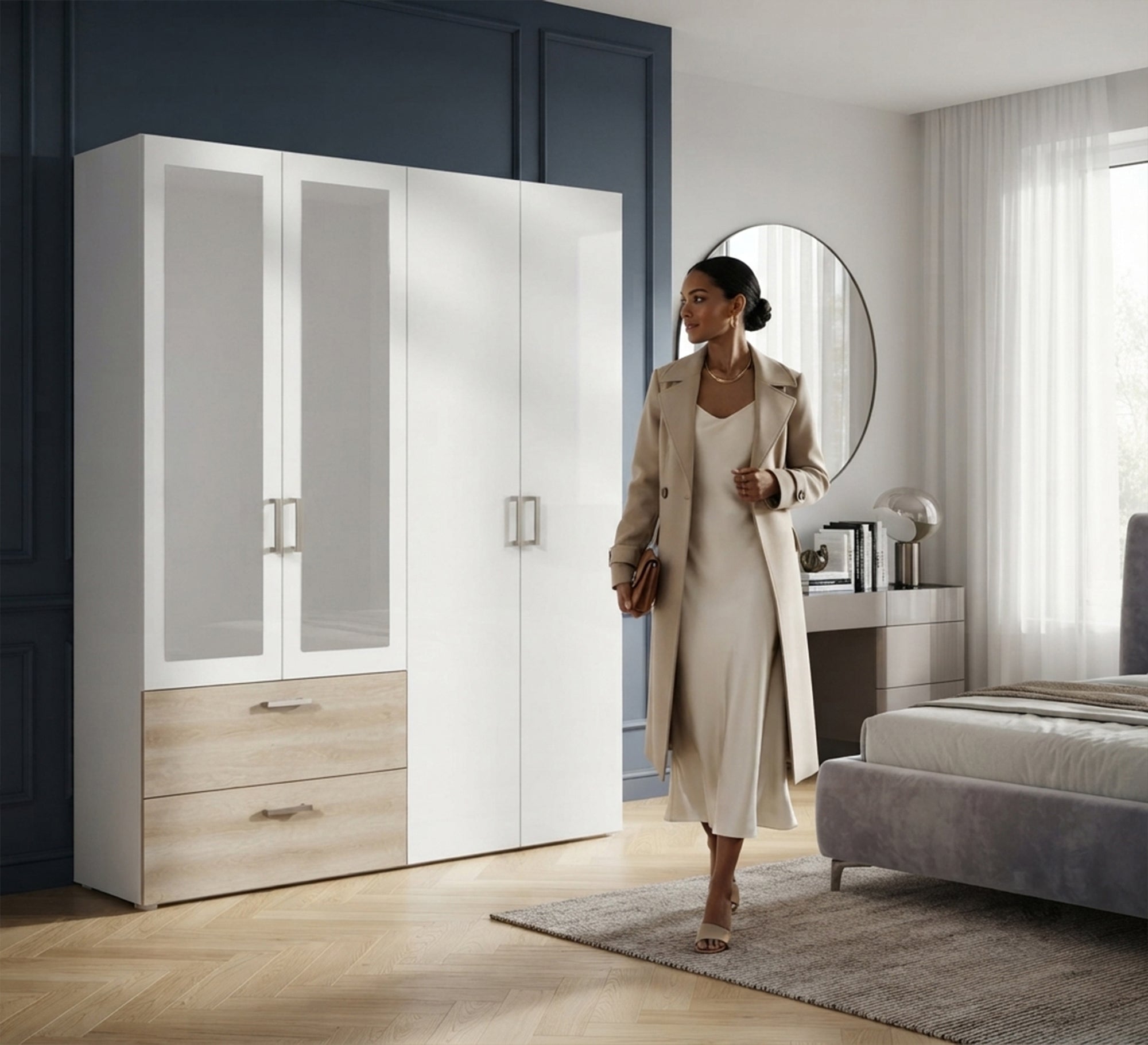 Wardrobe with a modern design - Vitrine Furniture - Wardrobes