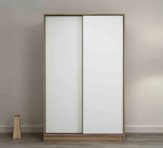 Wardrobe with a wooden frame and sliding doors - Vitrine Furniture - Furniture