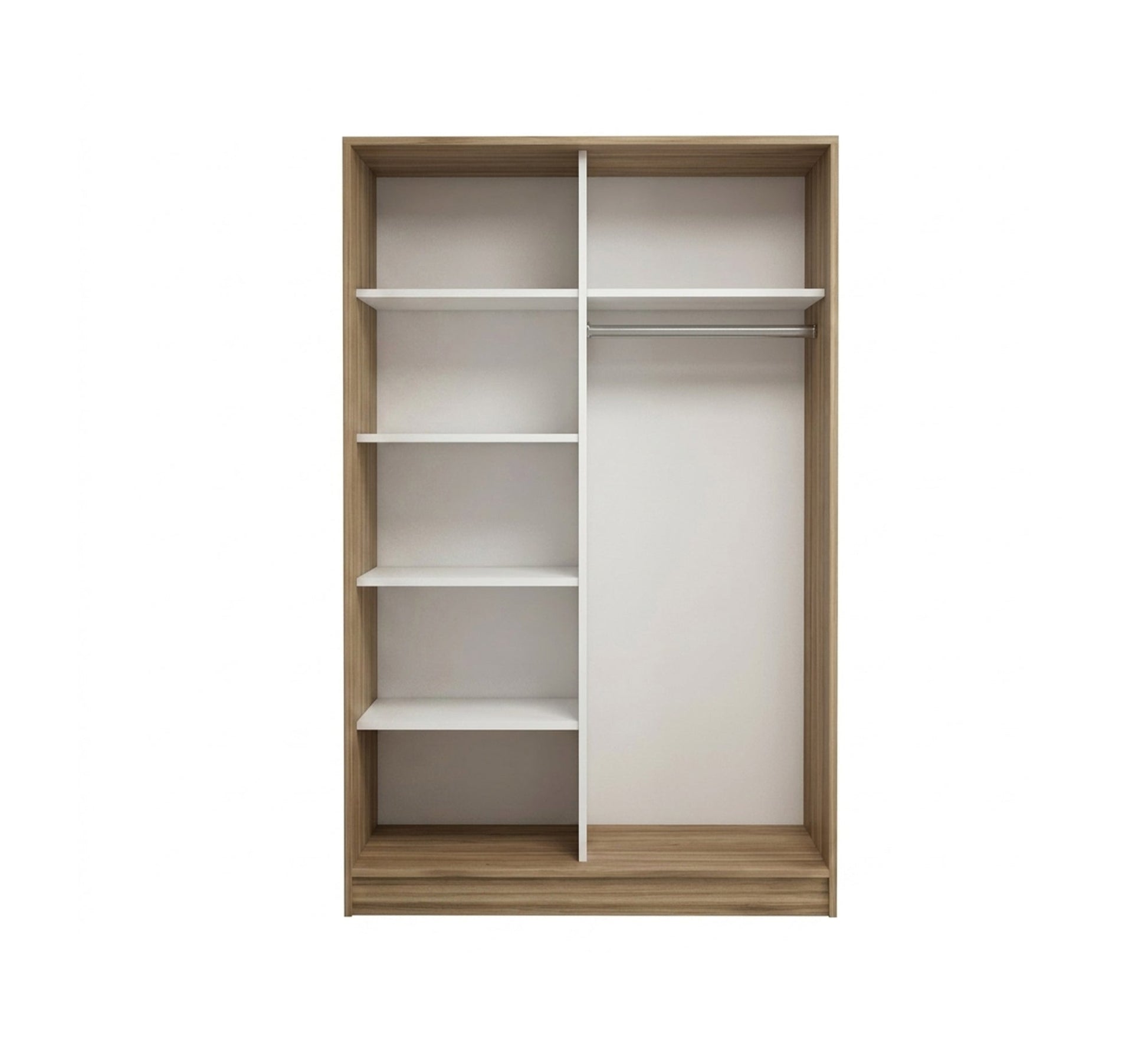 Wardrobe with a wooden frame and sliding doors - Vitrine Furniture - Wardrobes