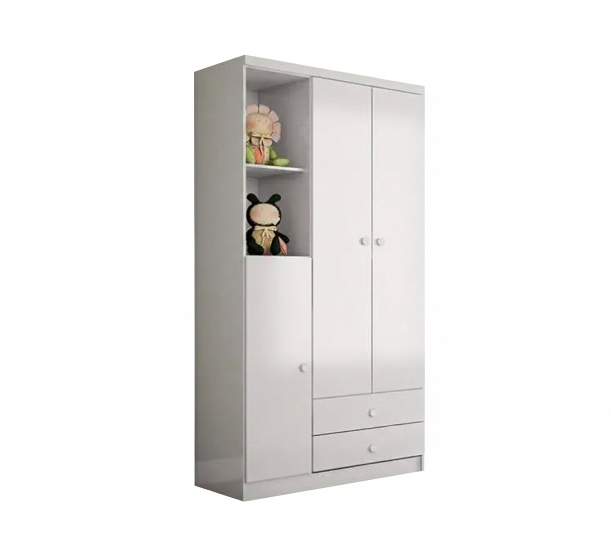 Wardrobe with open storage shelves - Vitrine Furniture - Wardrobes