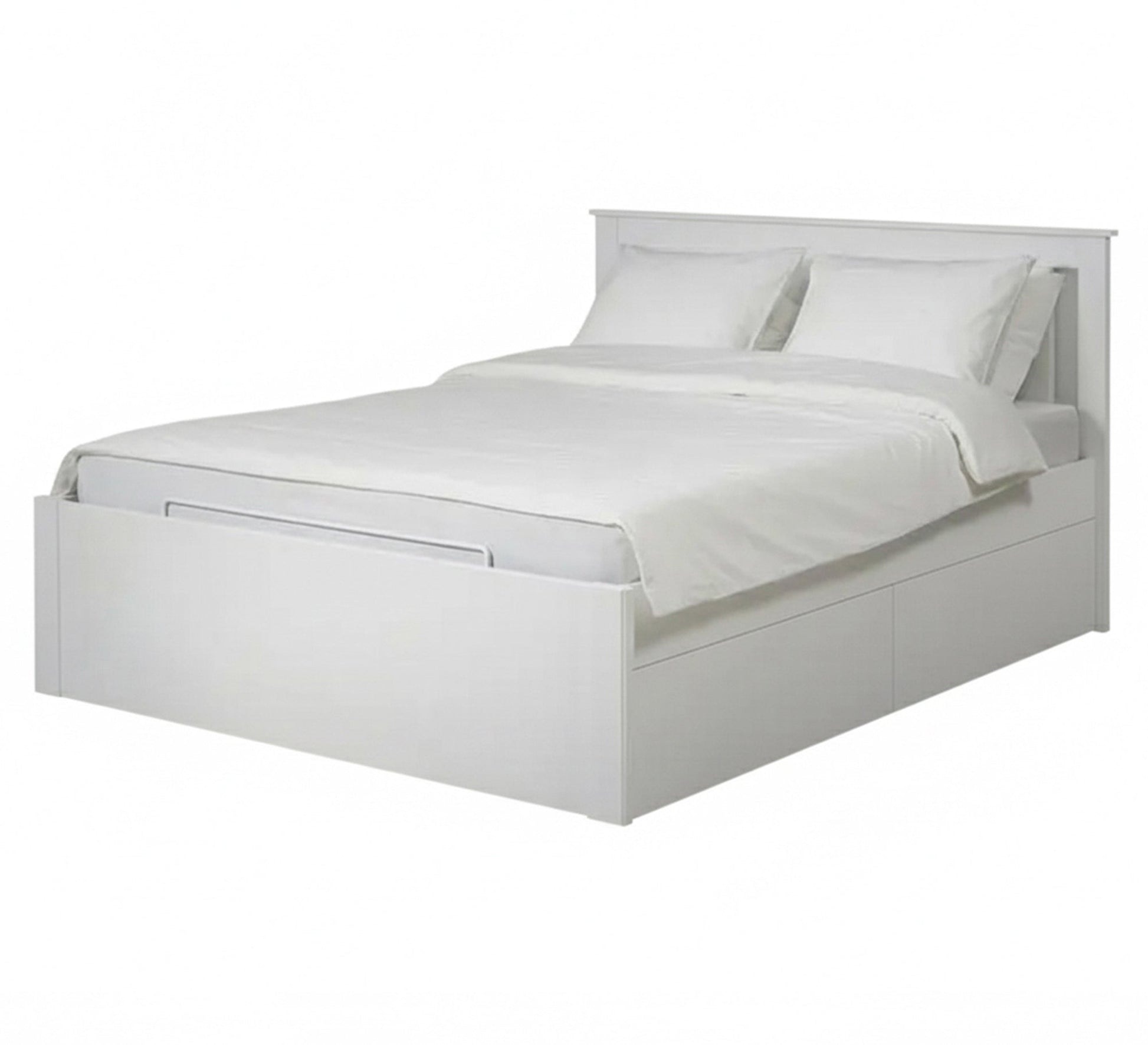 White 160cm bed - Vitrine Furniture - Beds