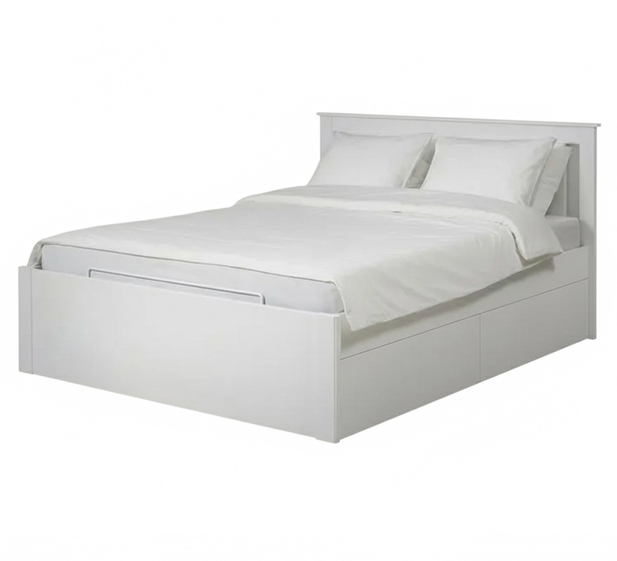 White 160cm bed - Vitrine Furniture - Beds