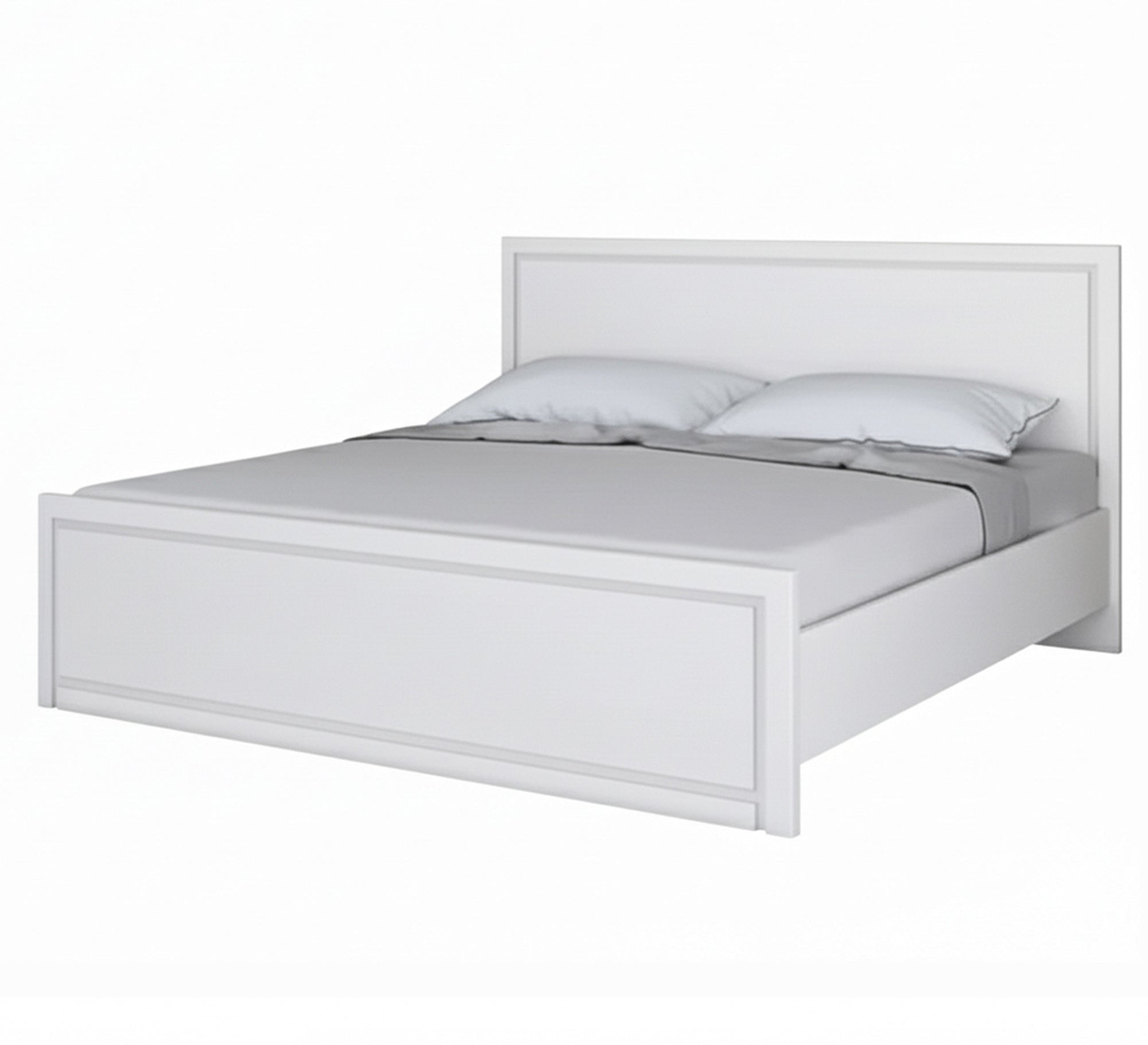 White 180cm bed - Vitrine Furniture - Beds