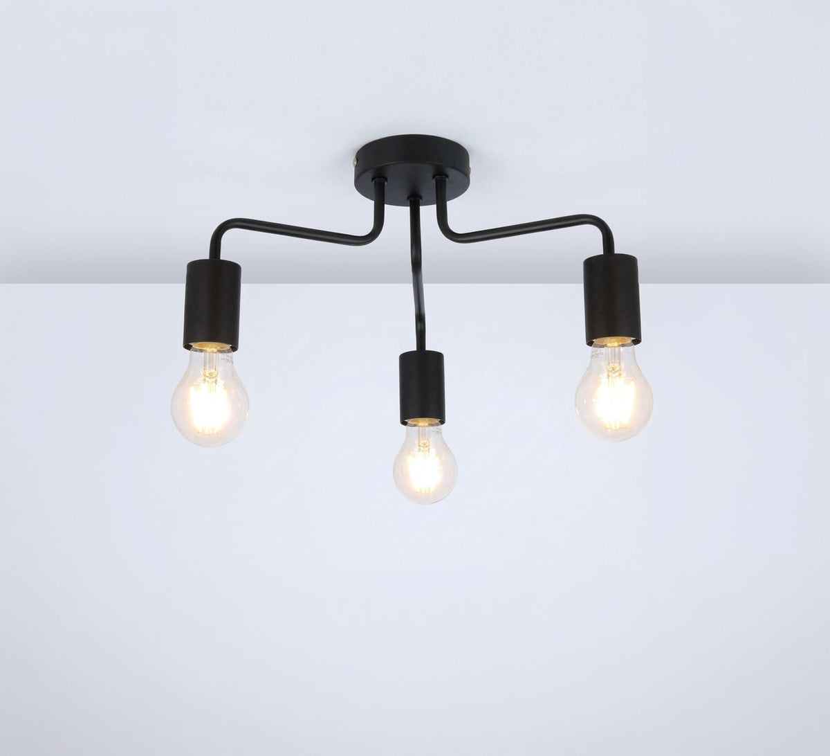 White 3-light pendant - Vitrine Furniture - Ceiling lights