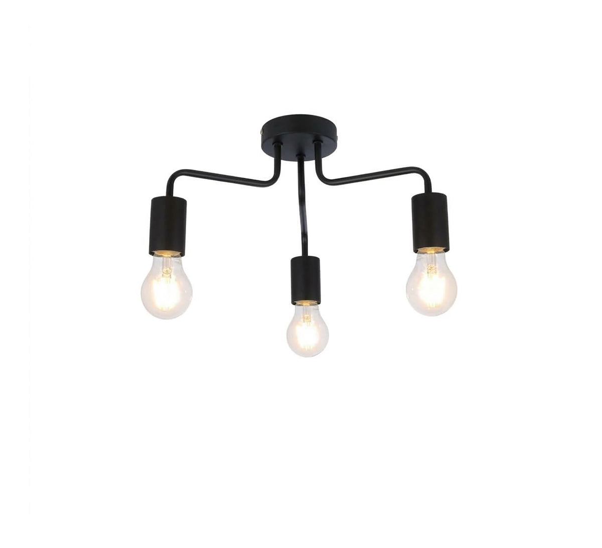 White 3-light pendant - Vitrine Furniture - Ceiling lights