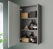 White and grey Bathroom cabinet - Vitrine Furniture - Furniture