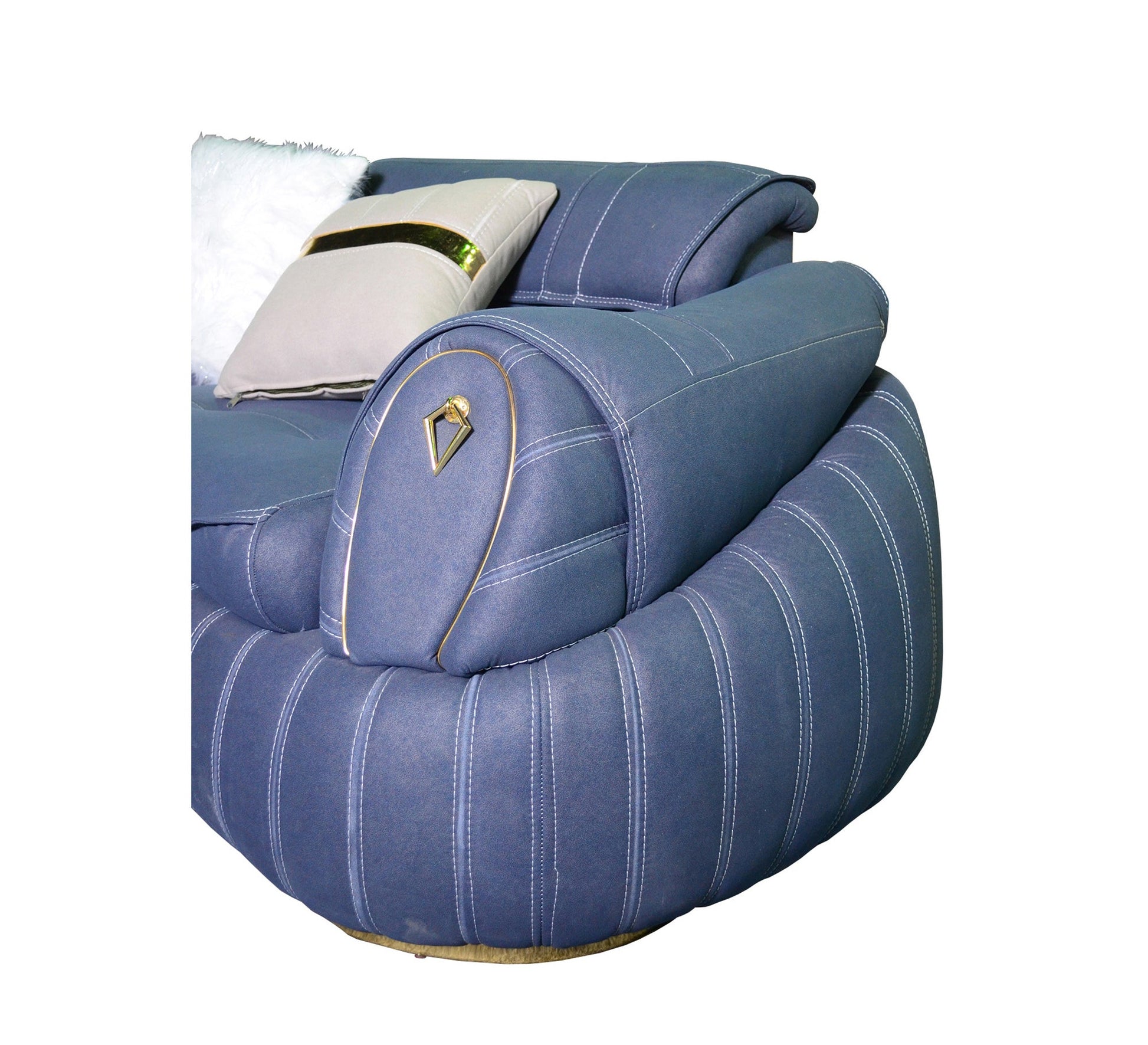 White * Baby Blue living room - Vitrine Furniture - Living room sets