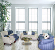 White * Baby Blue living room - Vitrine Furniture - Living room sets