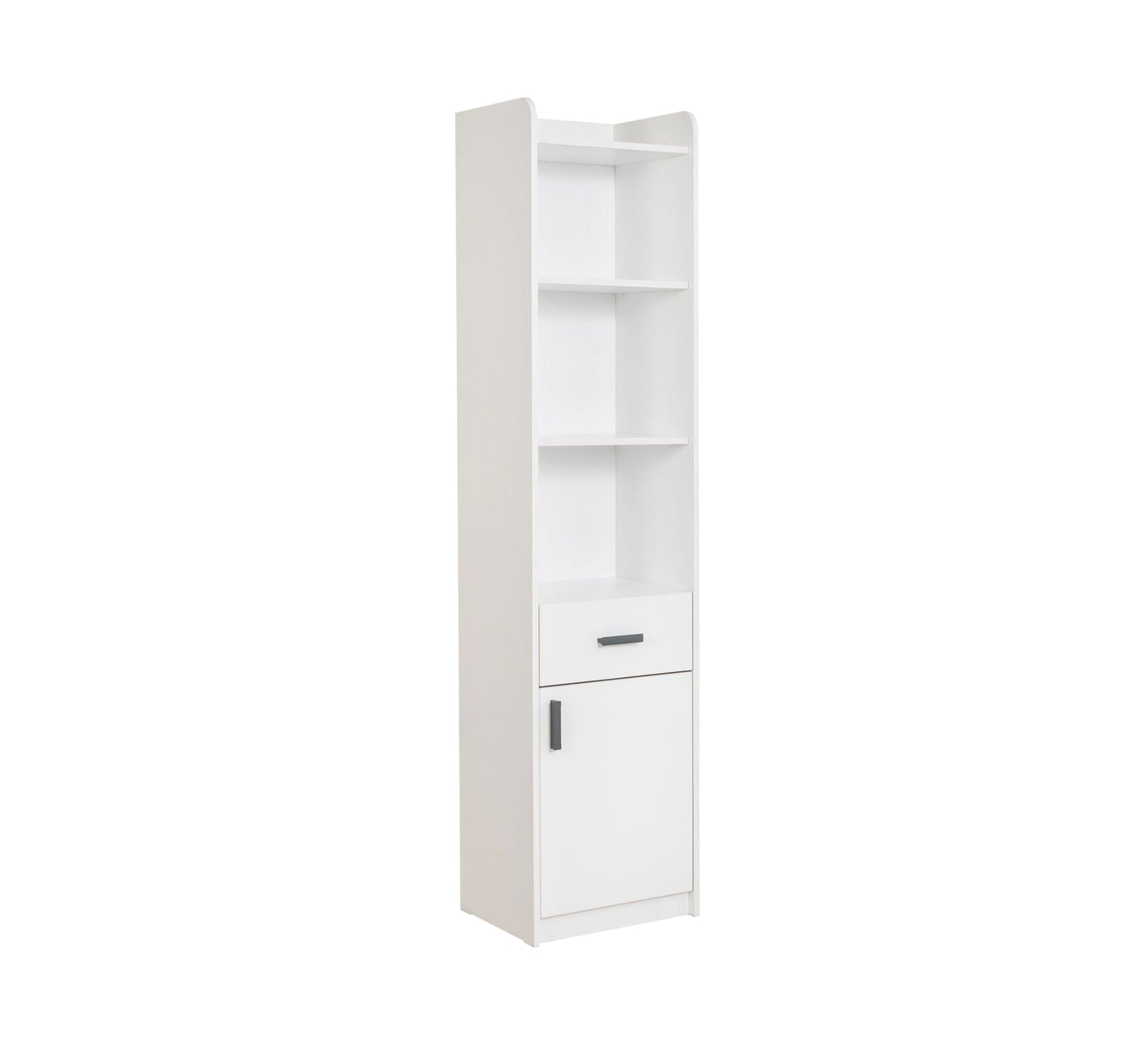 White bathroom cabinet with unique design - Vitrine Furniture - Furniture