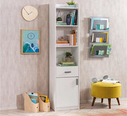 White bathroom cabinet with unique design - Vitrine Furniture - Furniture