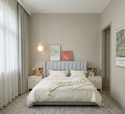 White Bead and Opal Globe Pendant - Vitrine Furniture - Ceiling lights