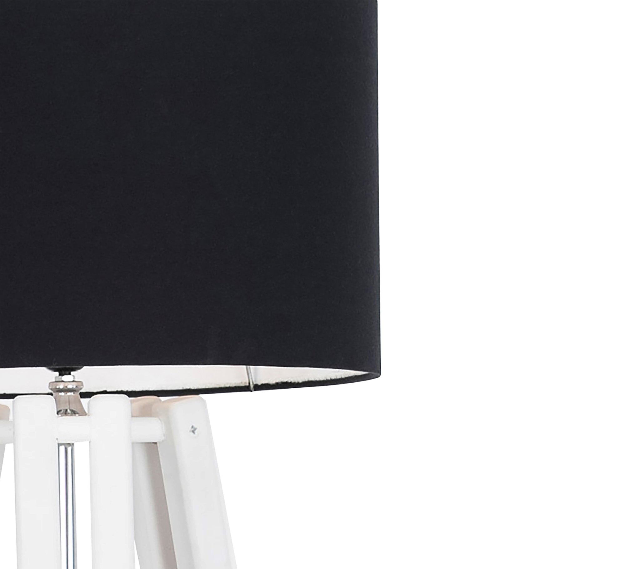 White beechwood floor lamp with a tripod base - Vitrine Furniture - Lighting