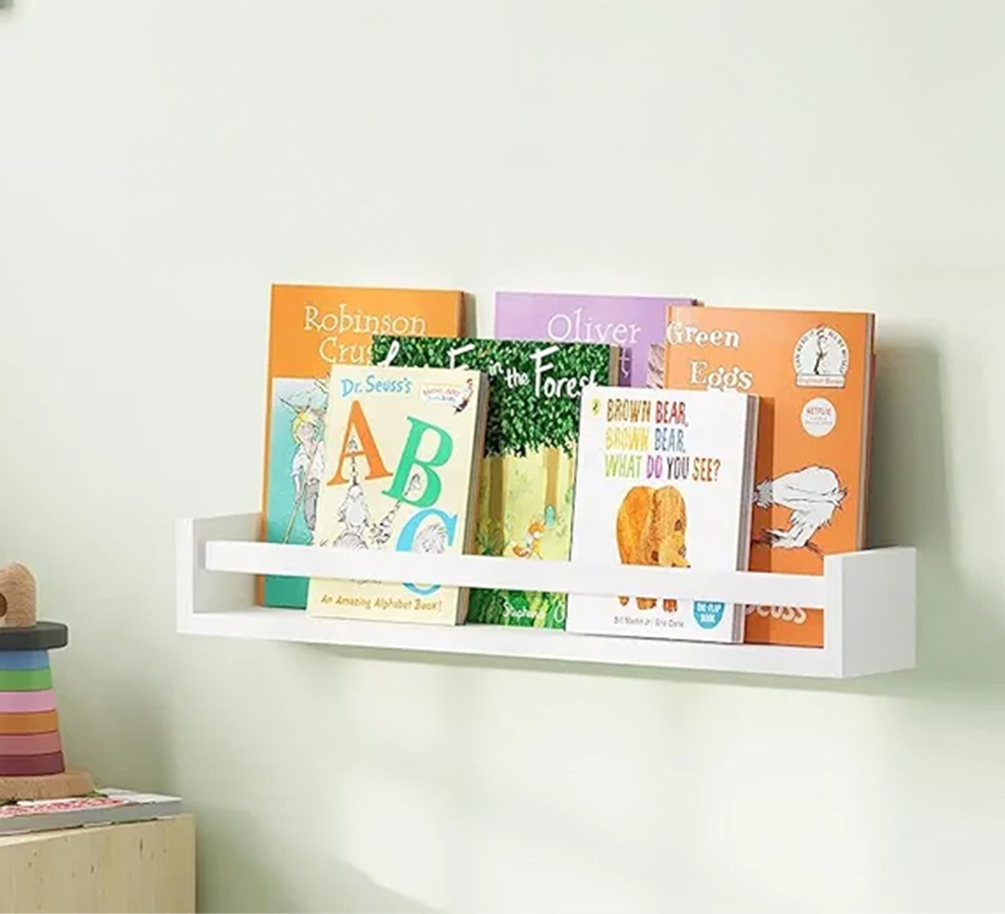 White Book Holder Shelf - Vitrine Furniture - Furniture