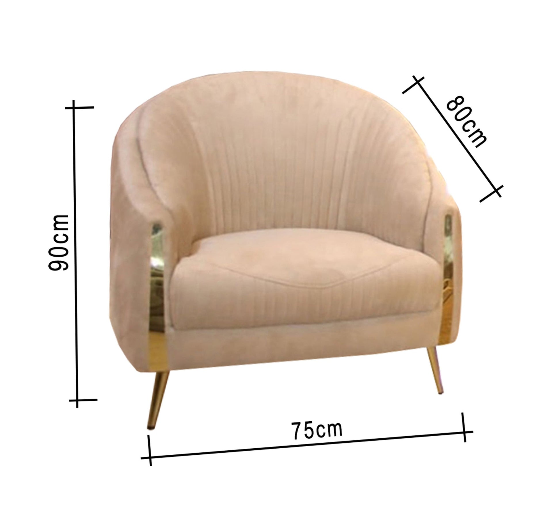 White * brown with ornaments and steel legs - Vitrine Furniture - Salon Sets