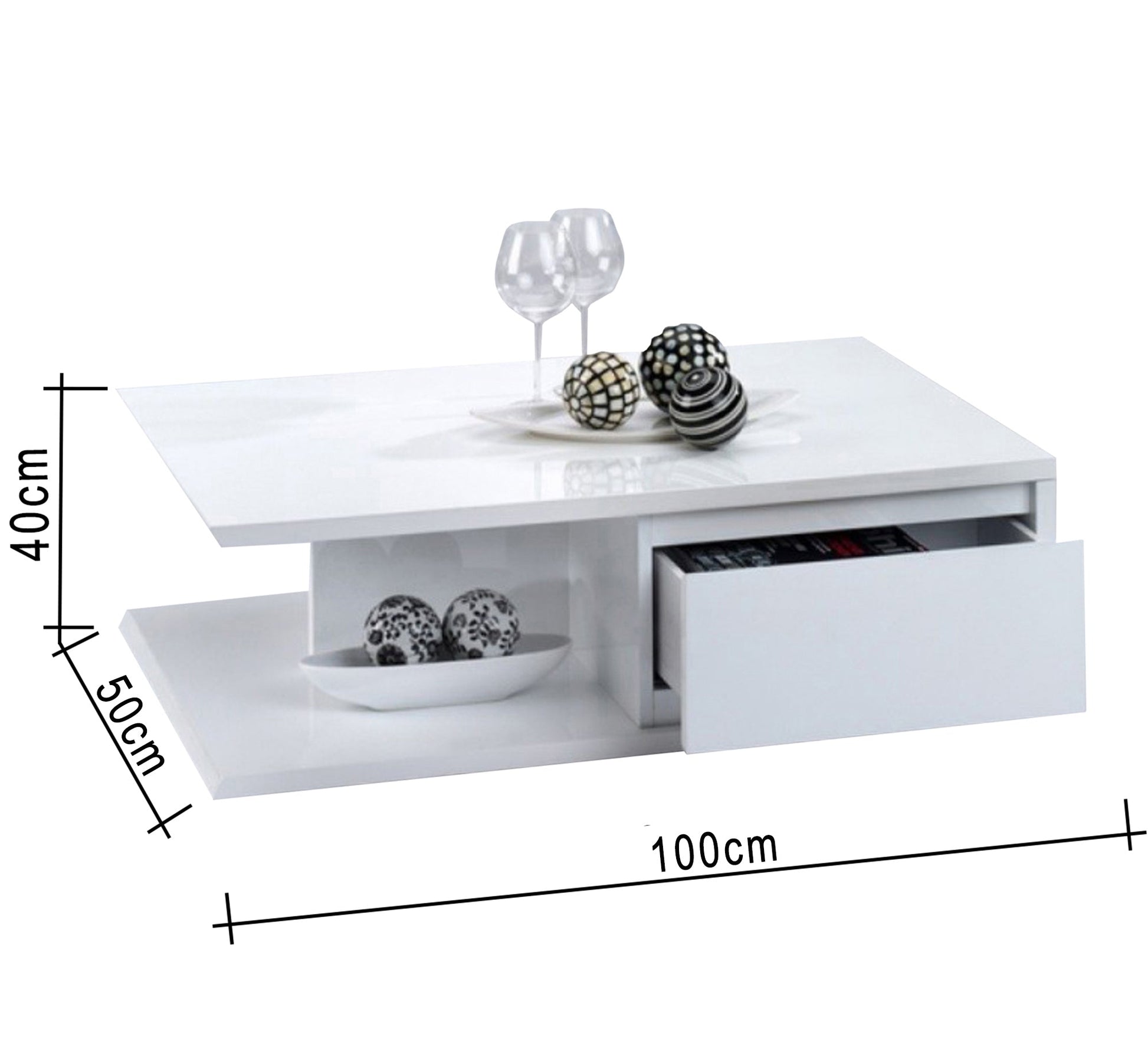 White center table - Vitrine Furniture - Furniture
