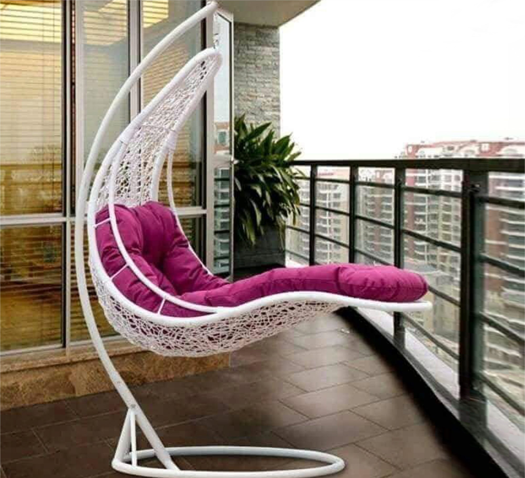 White chaise longue bed - Vitrine Furniture - Outdoor Products