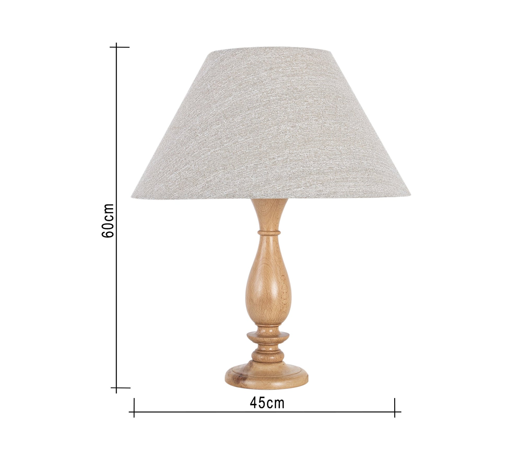 White chapo table lamp - Vitrine Furniture - Lighting