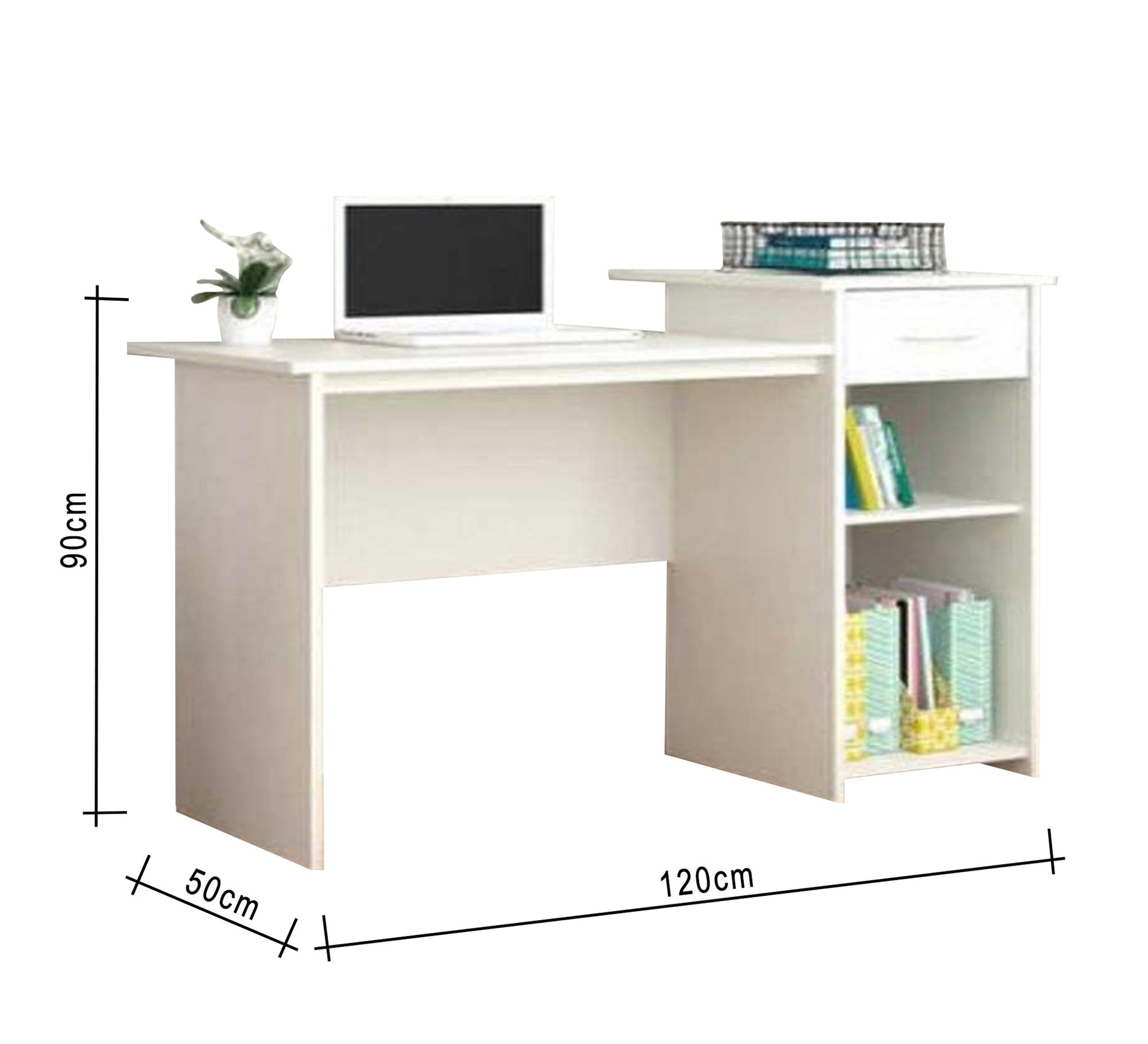 White children's study desk - Vitrine Furniture - Furniture