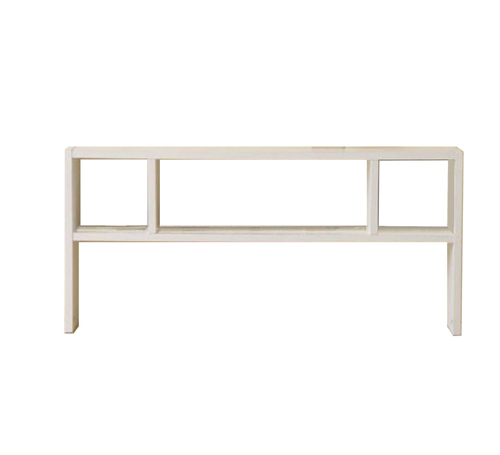 White console - style shelving unit - Vitrine Furniture - Furniture