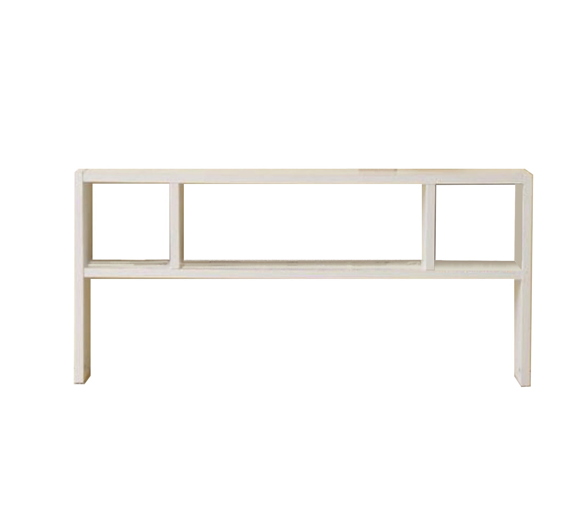 White console - style shelving unit - Vitrine Furniture - Furniture