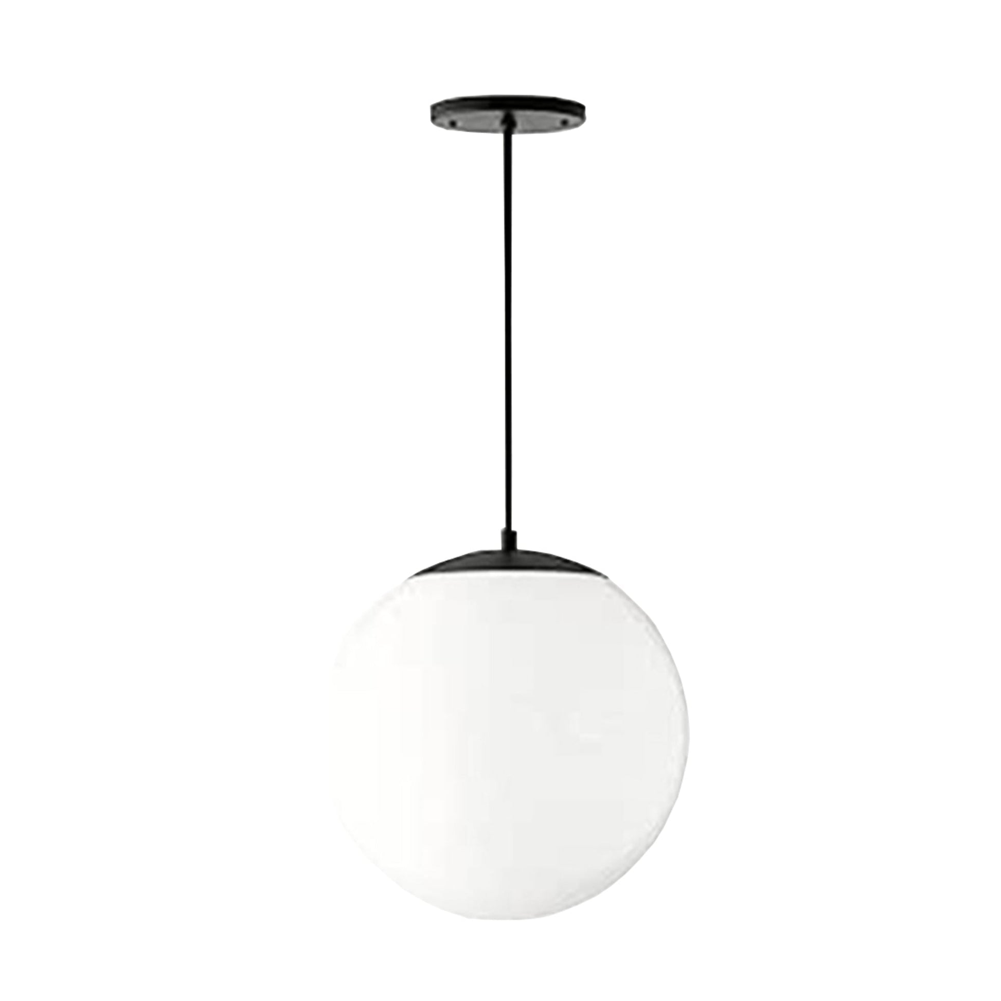 White crystal ball pendant - Vitrine Furniture - Lighting