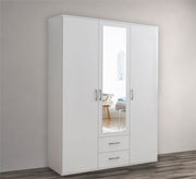 White cupboard with silver handle - Vitrine Furniture - Furniture